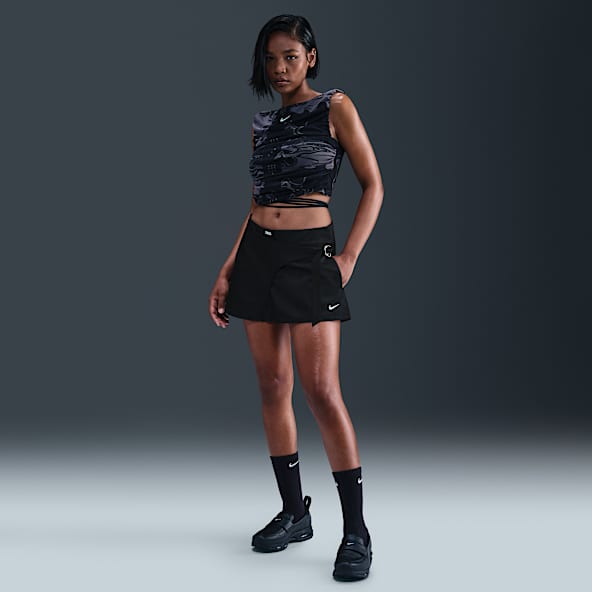 Serena Williams Design Crew Shorts de tiro alto de 8 cm para mujer