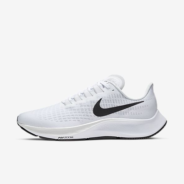 white nike shoes running
