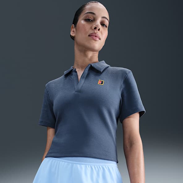 NikeCourt Heritage Polo corto de tenis de manga corta - Mujer