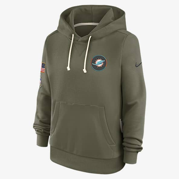 Miami Dolphins Salute to Service Sideline Women's Nike Dri-FIT NFL Pullover Hoodie