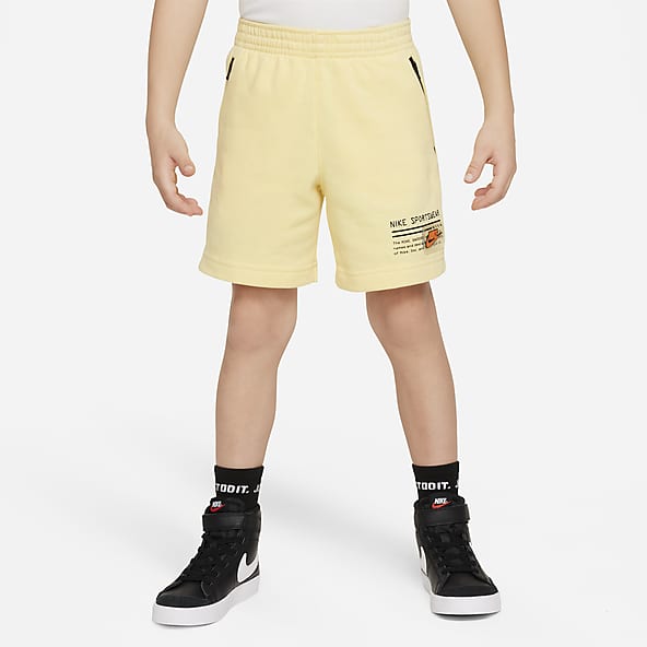 Boys yellow nike best sale shorts