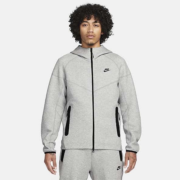 Casaco com capuz com fecho de correr preto Nike Sportswear Tech Essentials  para homem