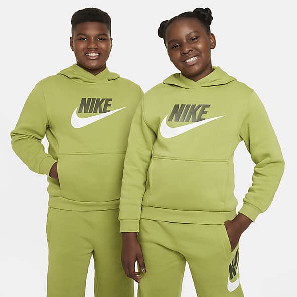 Green nike tracksuit hotsell junior