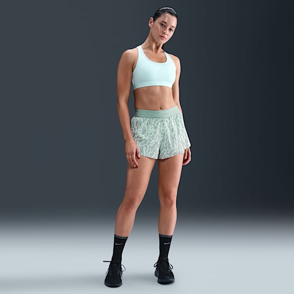 Nike Swift Women's Dri-FIT Mid-Rise 2-in-1 Printed Running Shorts