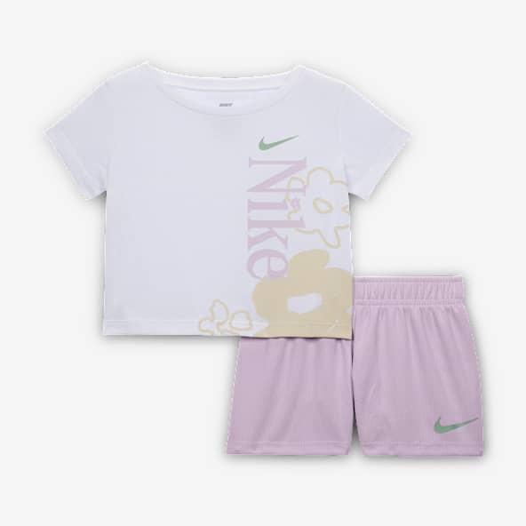 Nike Baby (12-24M) Wild Flower T-Shirt and Mesh Shorts Set