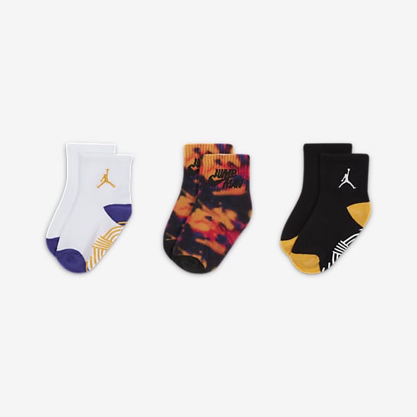 Jordan MVP Gripper Socks Box Set (3 Pairs) Baby/Toddler Socks