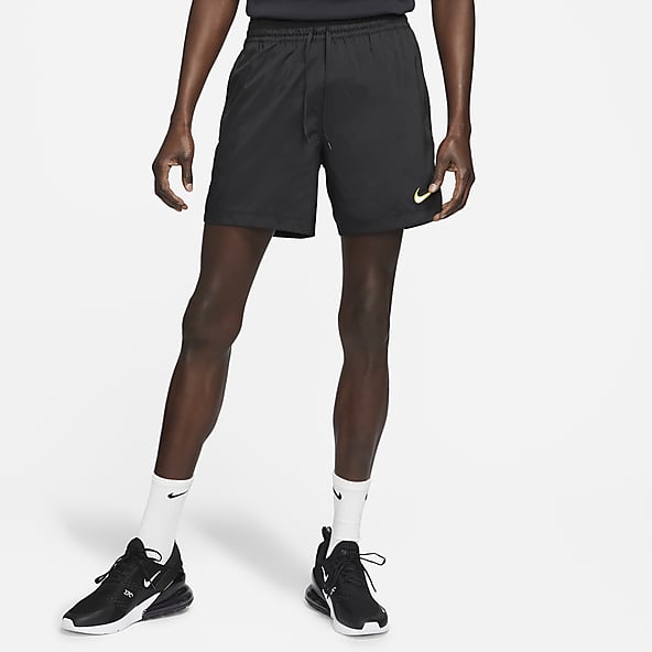 black nike soccer shorts