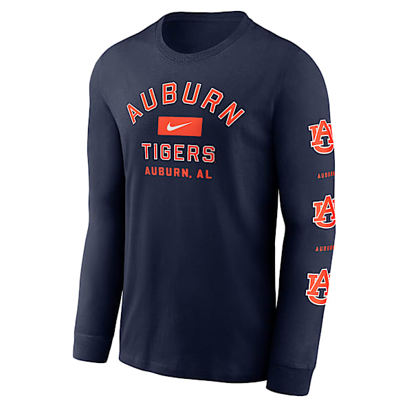 Auburn Campus Classic Location Men's Nike College Long-Sleeve T-Shirt