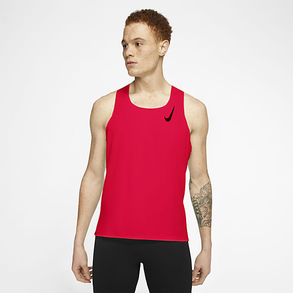 red white and blue nike tank top