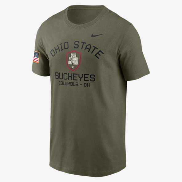 Ohio State Buckeyes Military Appreciation Team Issue Playera universitaria Nike Dri-FIT para hombre
