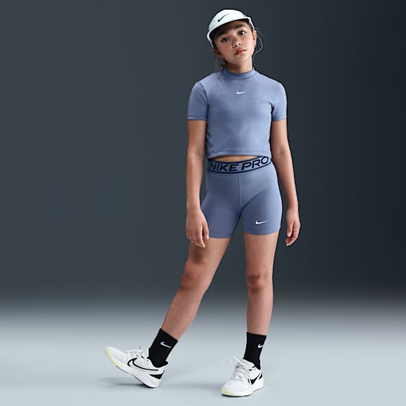 Nike Pro Dri-Fit Shorts (ca. 7,5 cm, ältere Kinder, Mädchen)