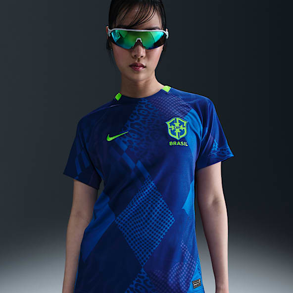 Segunda equipación Stadium Brasil 2025 (selección femenina) Camiseta de fútbol tipo Replica Nike Dri-FIT - Mujer