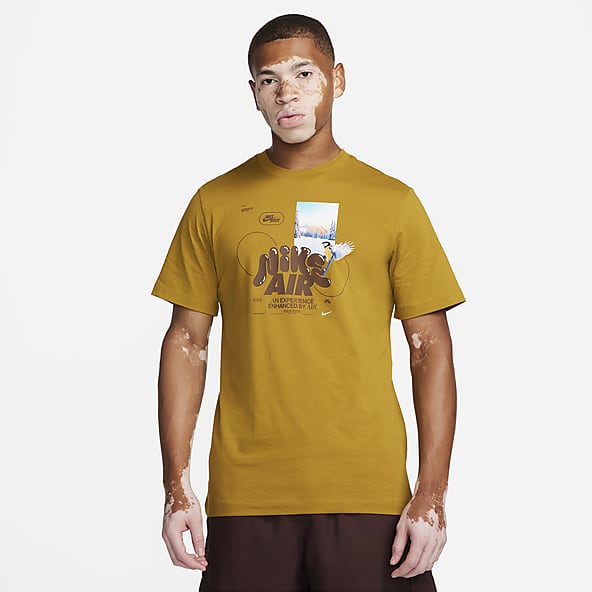 mens brown nike shirt