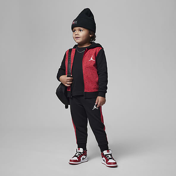 Jordan Toddler Speckle Full-Zip Fleece Hoodie and Pants Set