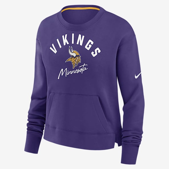 Minnesota Vikings Nike Sideline Team Performance Pullover Hoodie - Purple