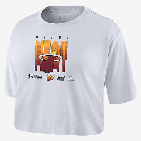 Under $50 Blanco Básquetbol Miami Heat Camisetas con gráficos. Nike US