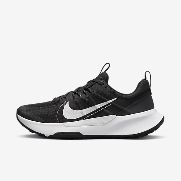 Nike air running shoes hotsell black