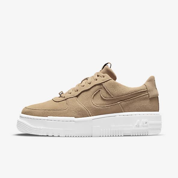 Brown Air Force 1 Footwear. Nike FR