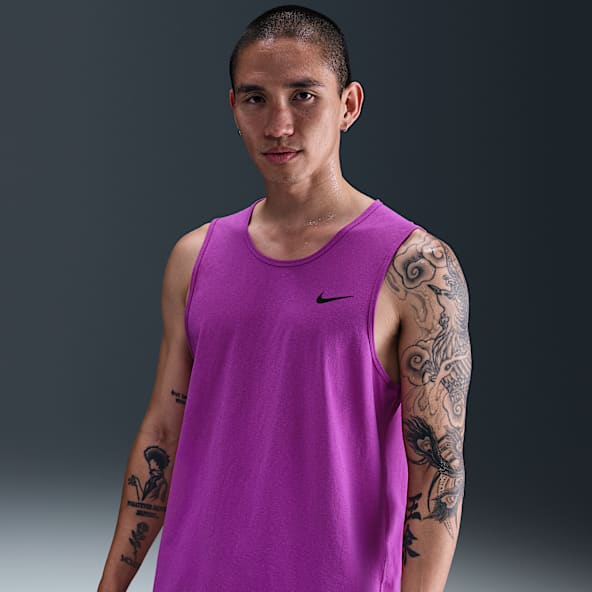 Nike Dri-FIT Hyverse เสื้อกล้ามฟิตเนสแขนกุดผู้ชาย