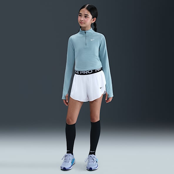 Nike Pro Big Kids' (Girls') Dri-FIT 2-in-1 Shorts