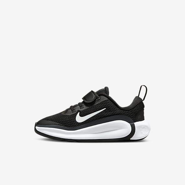 Girls black deals nike air