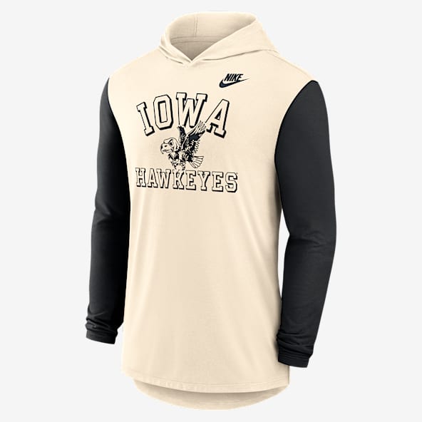 Iowa Legacy Men's Nike Dri-FIT College Long-Sleeve Hooded T-Shirt
