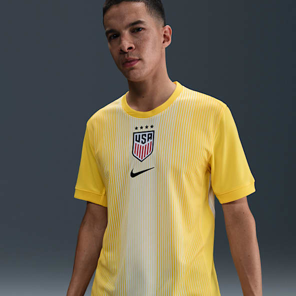 USWNT portera 2025 Stadium (equipo femenino) Jersey de fútbol de manga corta Nike Dri-FIT Replica para hombre