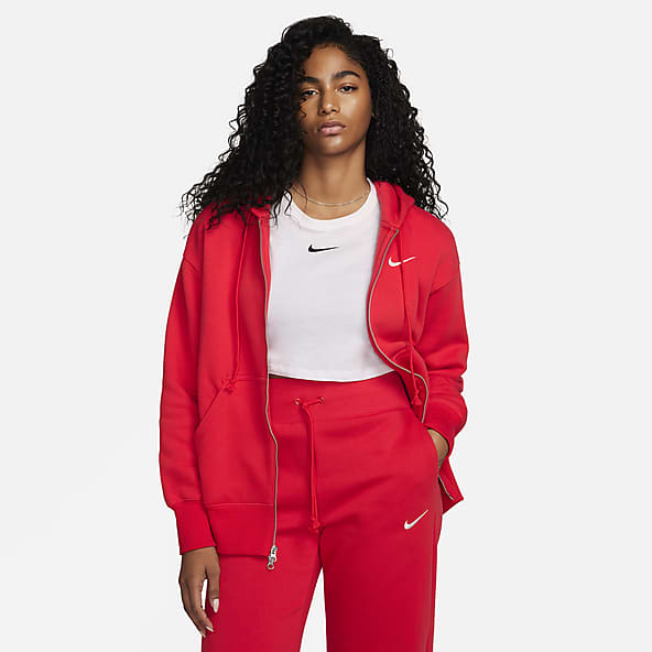Red Tech Fleece Clothing. Nike CA