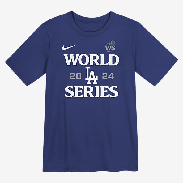Los Angeles Dodgers 2024 World Series Authentic Collection Big Kids' Nike MLB T-Shirt