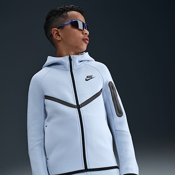 Nike Sportswear Tech Fleece Sudadera con gorro de cierre completo para niños talla grande