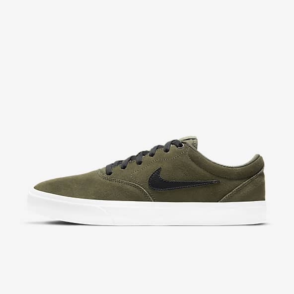 nike green and grey shoes