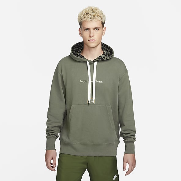 nike army green sweatshirt