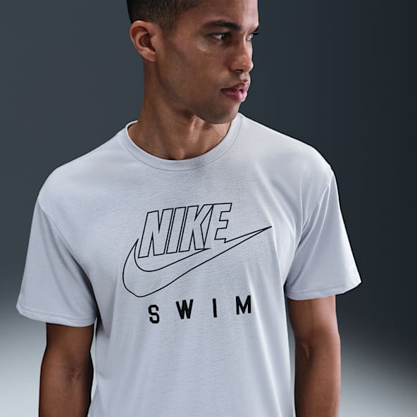 Nike Swim Swoosh Hydroguard Men's Short-Sleeve Top