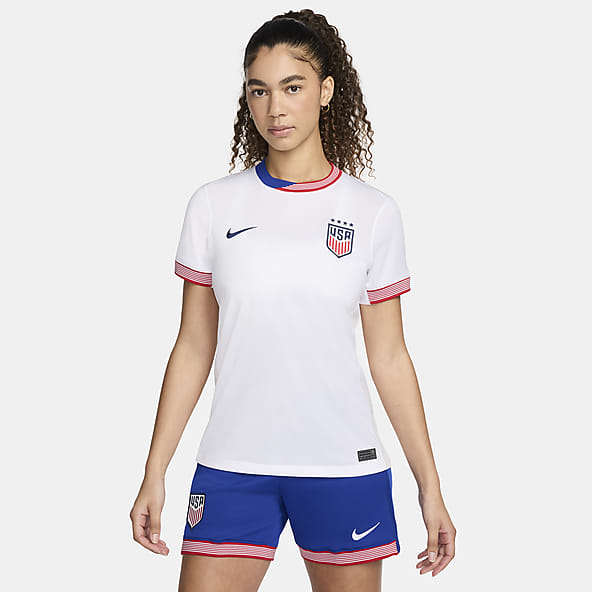 Selección nacional de fútbol femenino de Estados Unidos local 2024 Stadium Jersey de fútbol Nike Dri-FIT Replica para mujer
