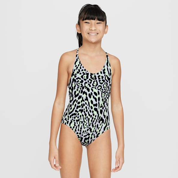 Nike Swim Bañador de una pieza con cordón delantero - Niña