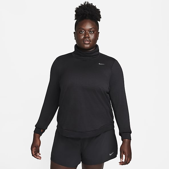 Nike Womens Therma fit Plus Size Fleece Color Block Training