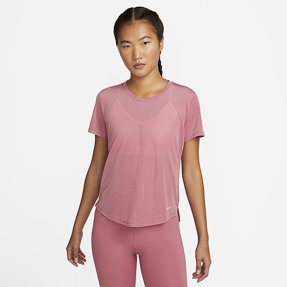 Pink nike gym top clearance