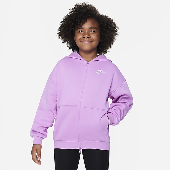 Nike Purple + Gray Zip Up Hoodie