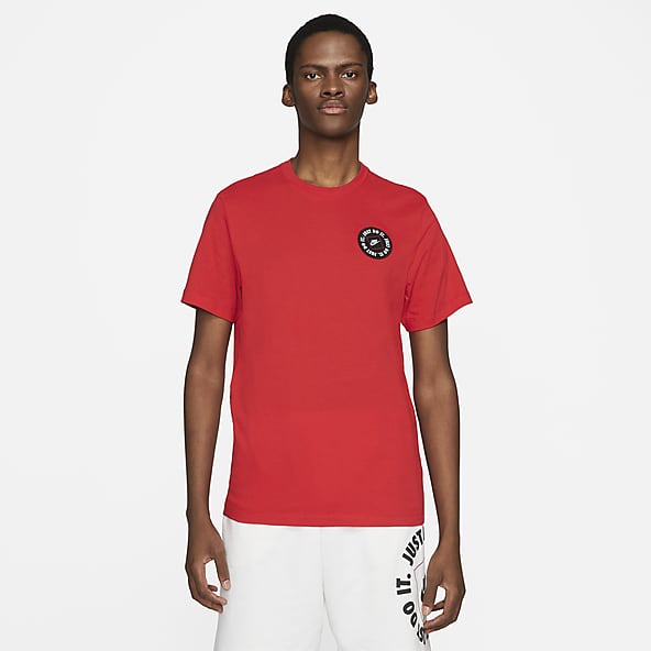 red nike shirt