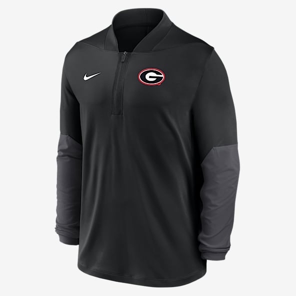 Georgia Men's Nike Dri-FIT College 1/2-Zip Top