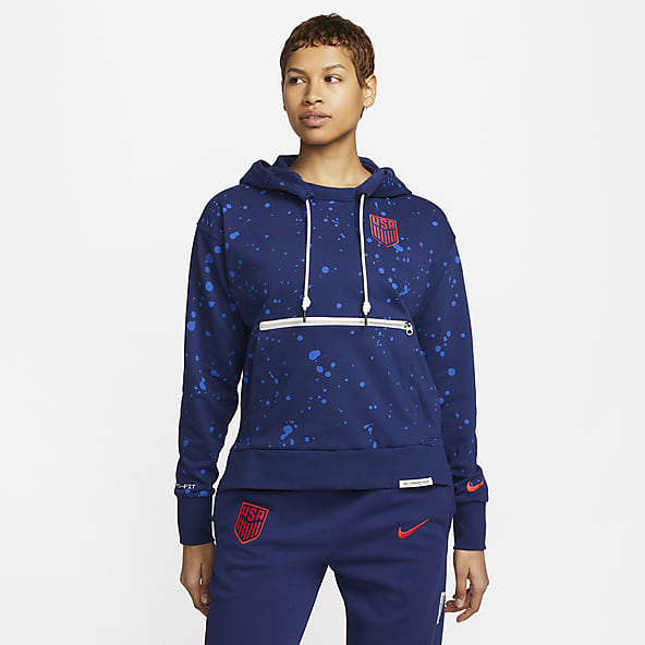 New York Knicks Standard Issue Women's Nike Dri-FIT NBA Pullover Hoodie