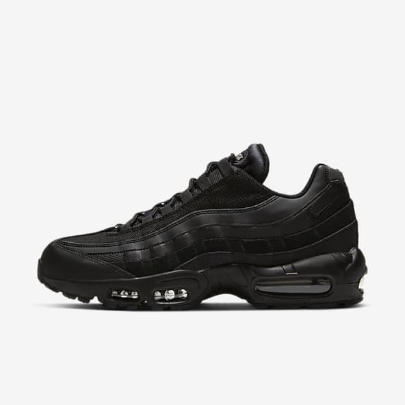 nike 95s grey and black