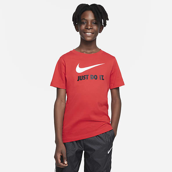 Kids Red Tops & T-Shirts. Nike.com
