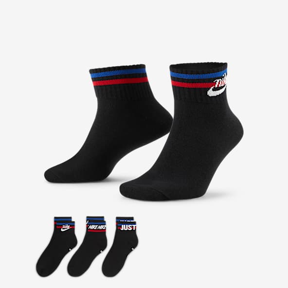 white nike socks ankle