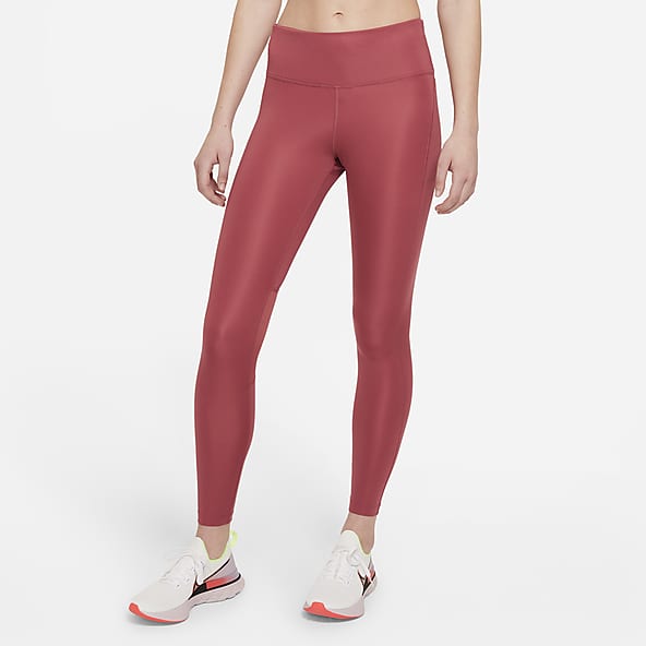 Red nike swoosh leggings Clearance