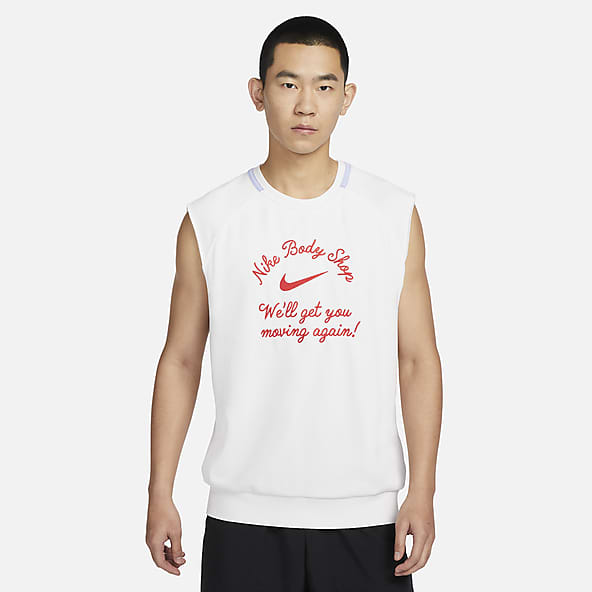 nike men's sleeveless shirts & tops