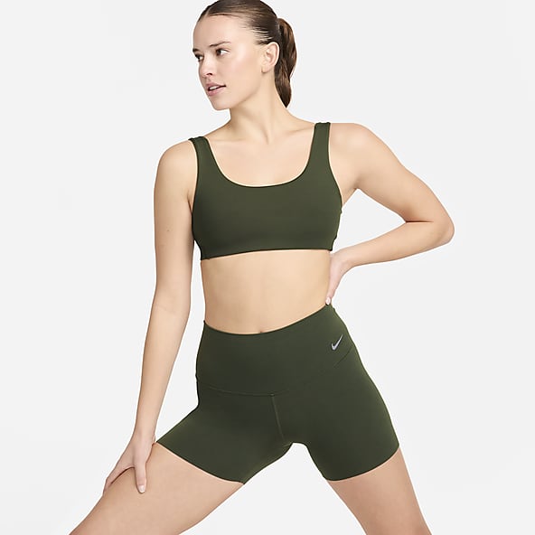 High Waisted, Skintight, Nude-trimmed Sports And Fitness Shorts