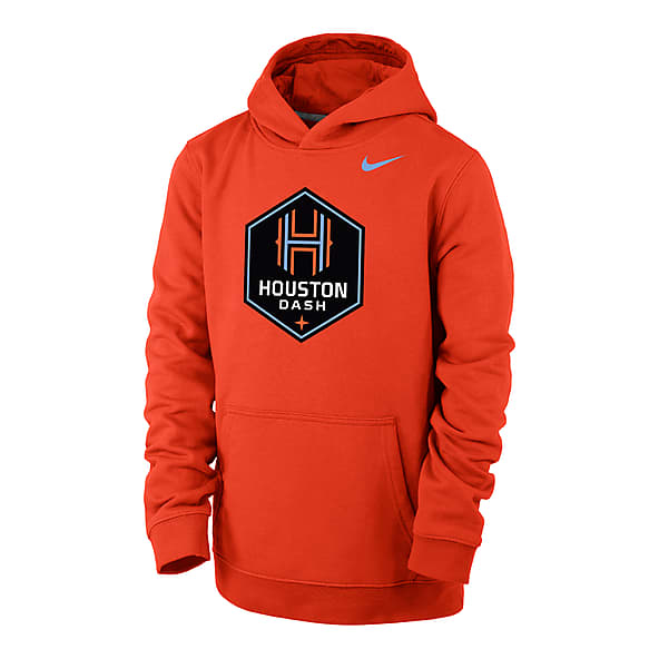 Houston Dash Club Fleece Big Kids' (Boys') Nike Soccer Hoodie