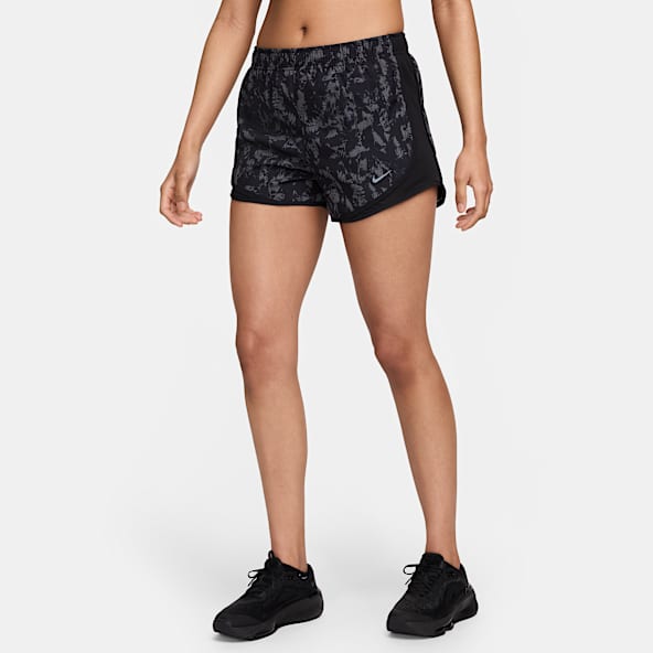 Nike One Tempo Shorts de correr Dri-FIT estampados con forro de ropa interior para mujer