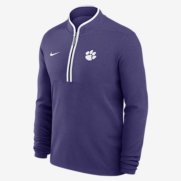 Clemson Victory Clemson Victory Men's Nike Dri-FIT College 1/2-Zip Long-Sleeve Top